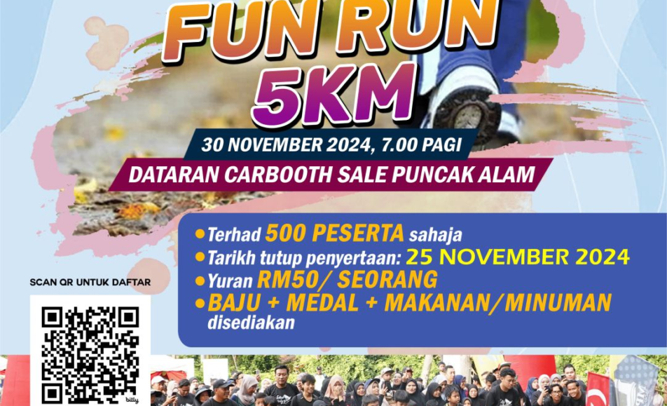 Fiesta Kebudayaan Madani Fun Run 2024 event banner
