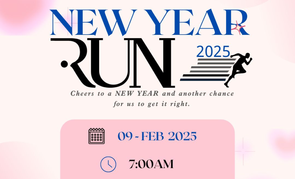New Year Fun Run 2025 - TAIPING event banner