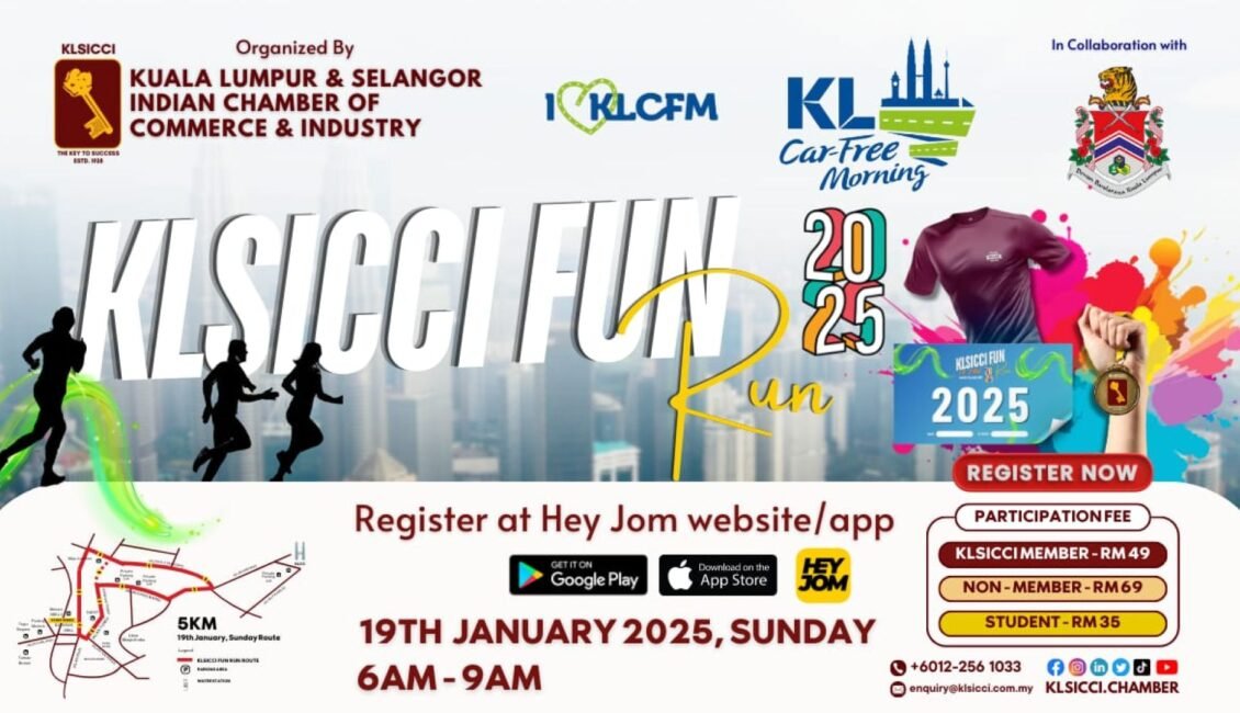 KLSICCI Fun Run 2024 event banner