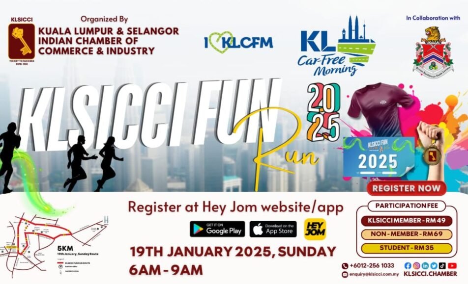 KLSICCI Fun Run 2024 event banner