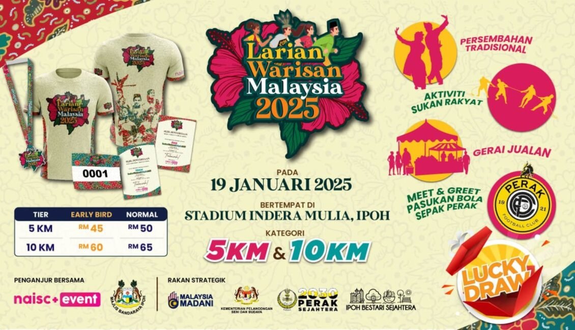 Larian Warisan Malaysia 2025 event banner
