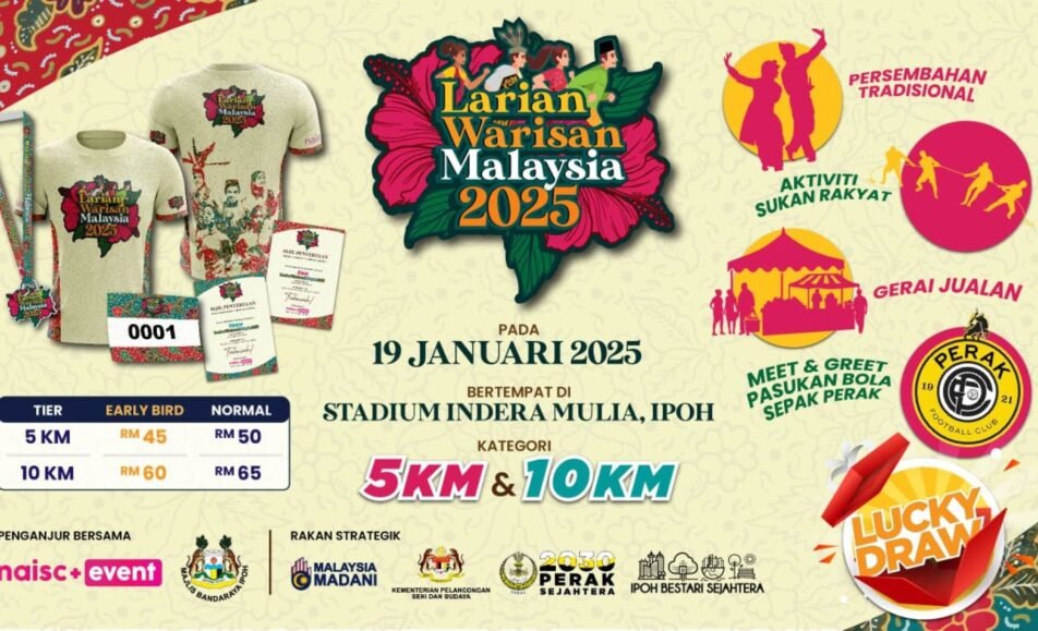 Larian Warisan Malaysia 2025 event banner