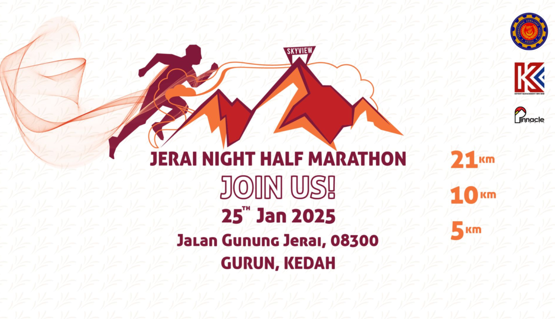 Jerai Night Half Marathon 2025 event banner