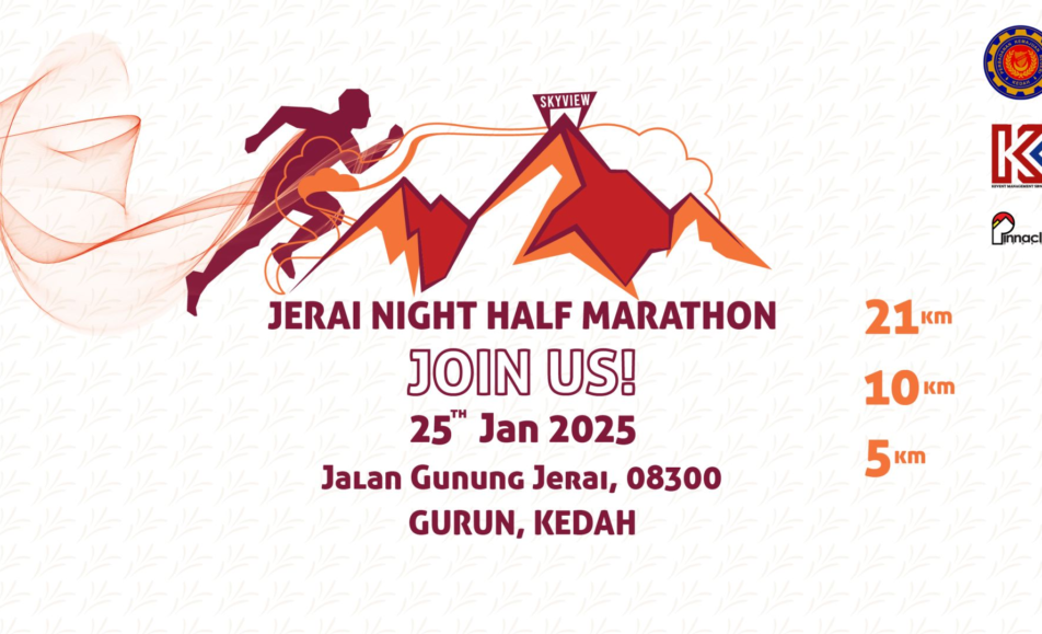 Jerai Night Half Marathon 2025 event banner