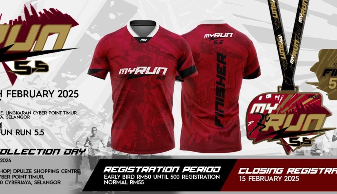 MYRUN 5.5 CYBERJAYA 2025 event banner