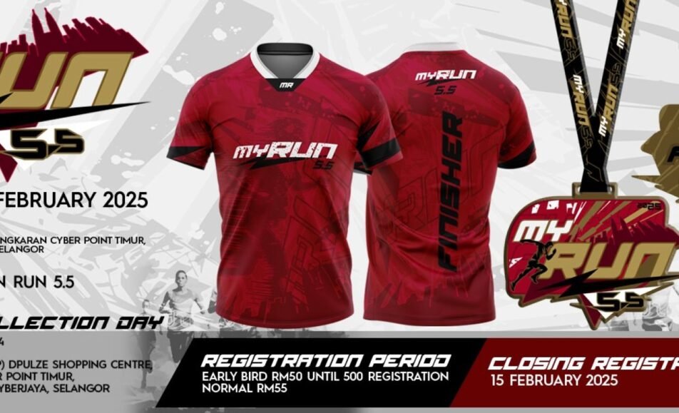 MYRUN 5.5 CYBERJAYA 2025 event banner