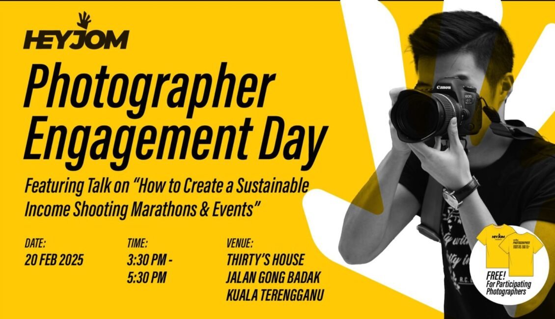 HeyJom Terengganu Photography Activation event banner