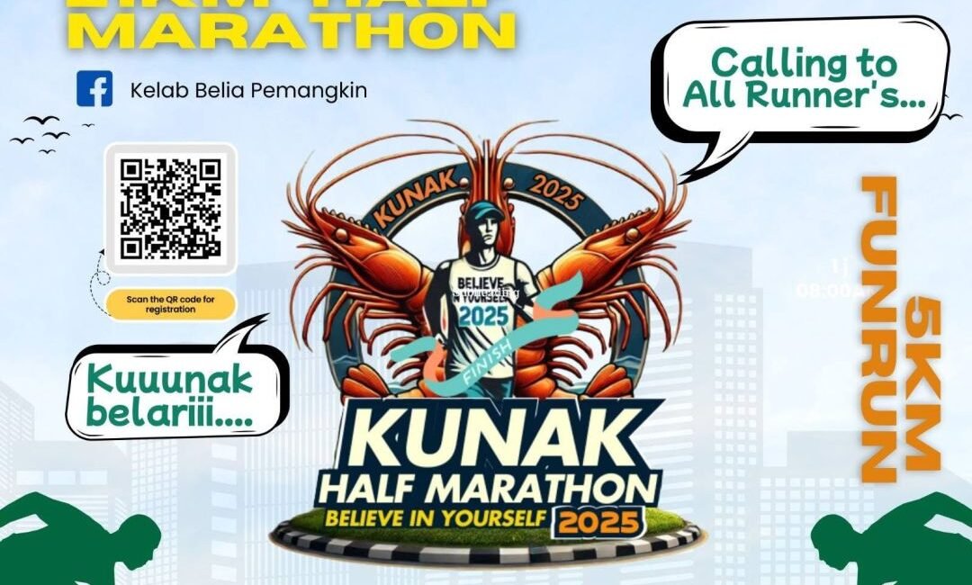 Kunak Half Marathon 2025 event banner