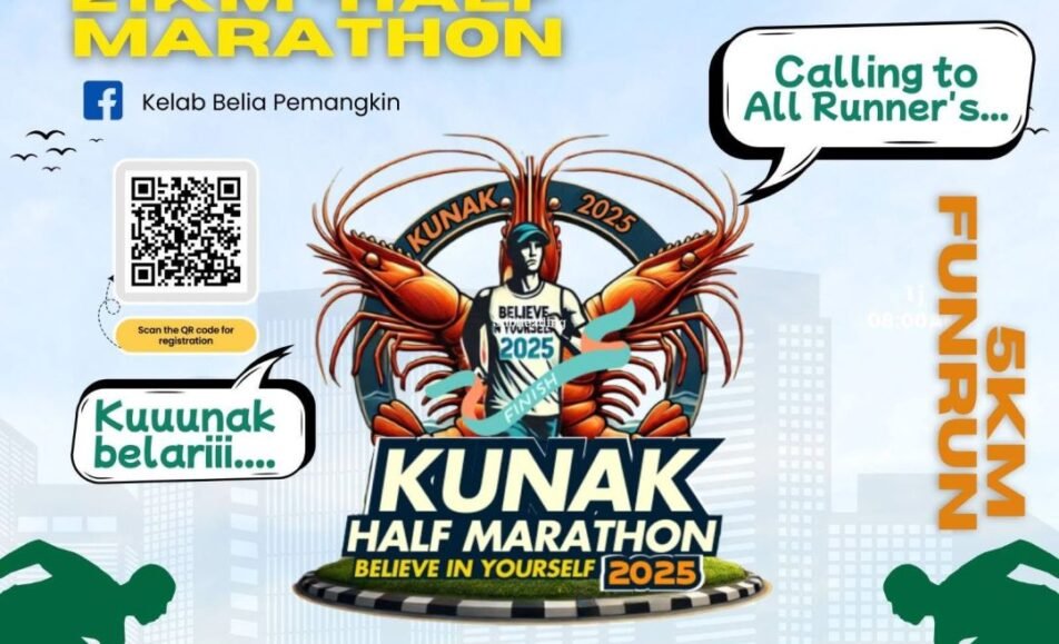 Kunak Half Marathon 2025 event banner