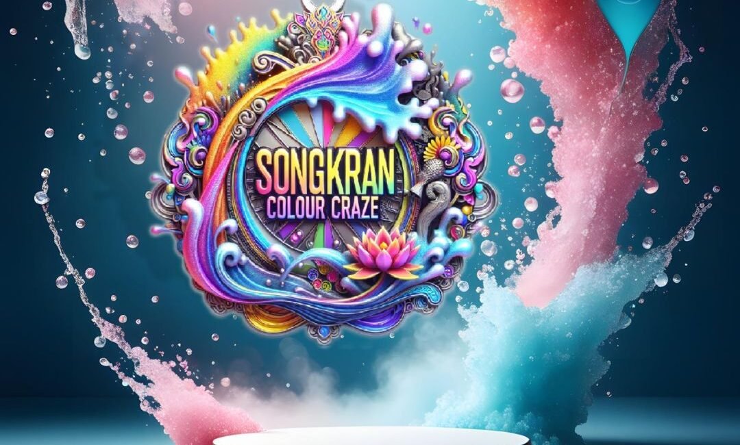 Songkran Colour Craze event banner
