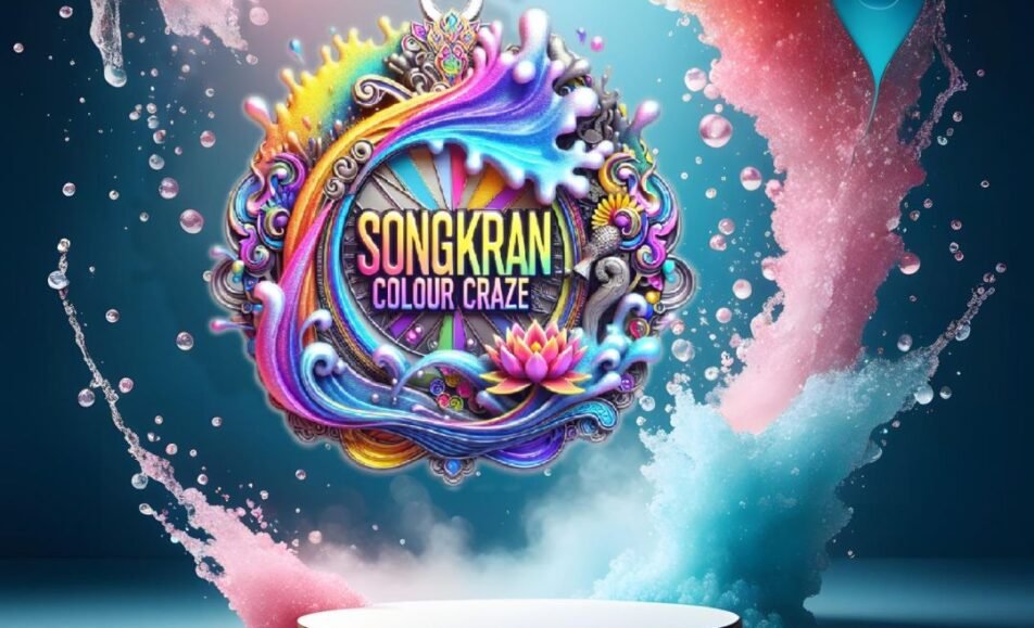 Songkran Colour Craze event banner
