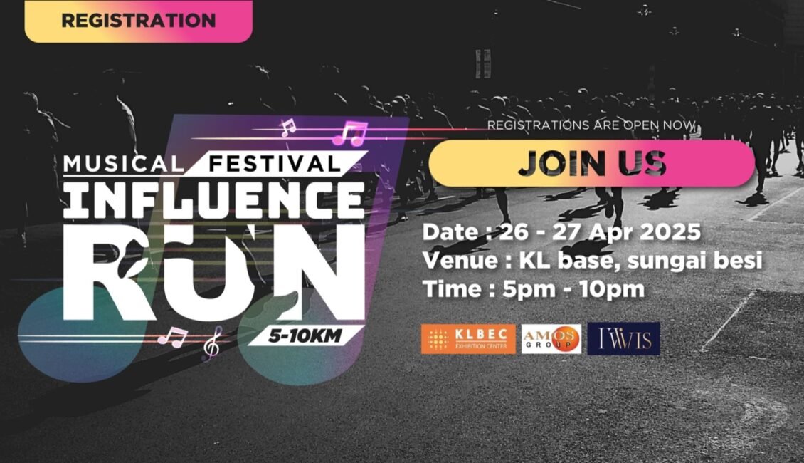 Musical Festival X Influence Run 1.0 event banner