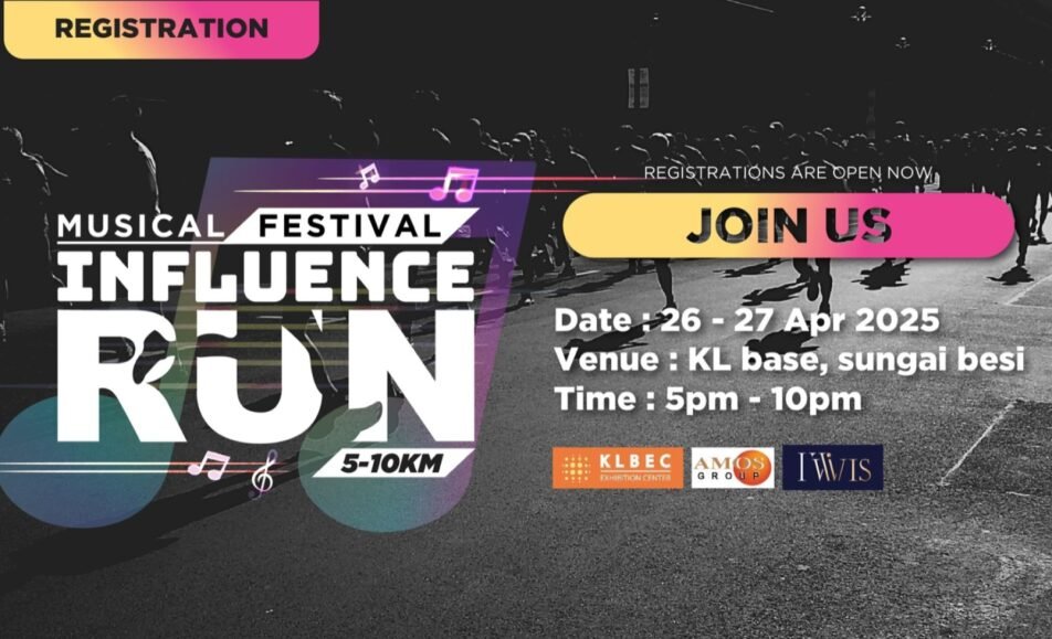 Musical Festival X Influence Run 1.0 event banner
