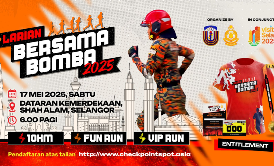 Larian Bersama Bomba 2025 event banner