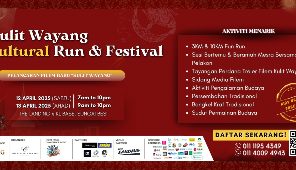 Kulit Wayang Cultural Run & Festival 2025 event banner