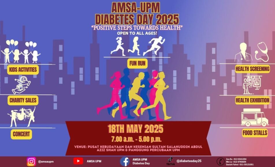 Diabetes Fun Run 2025 event banner