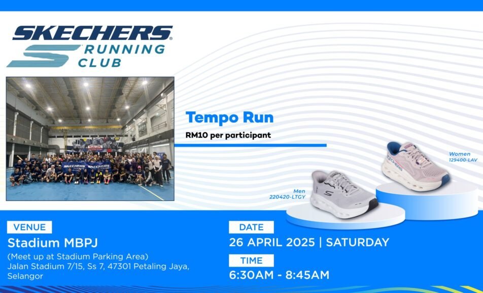 SKECHERS RUNNING WORKSHOP 2025 (APRIL) event banner