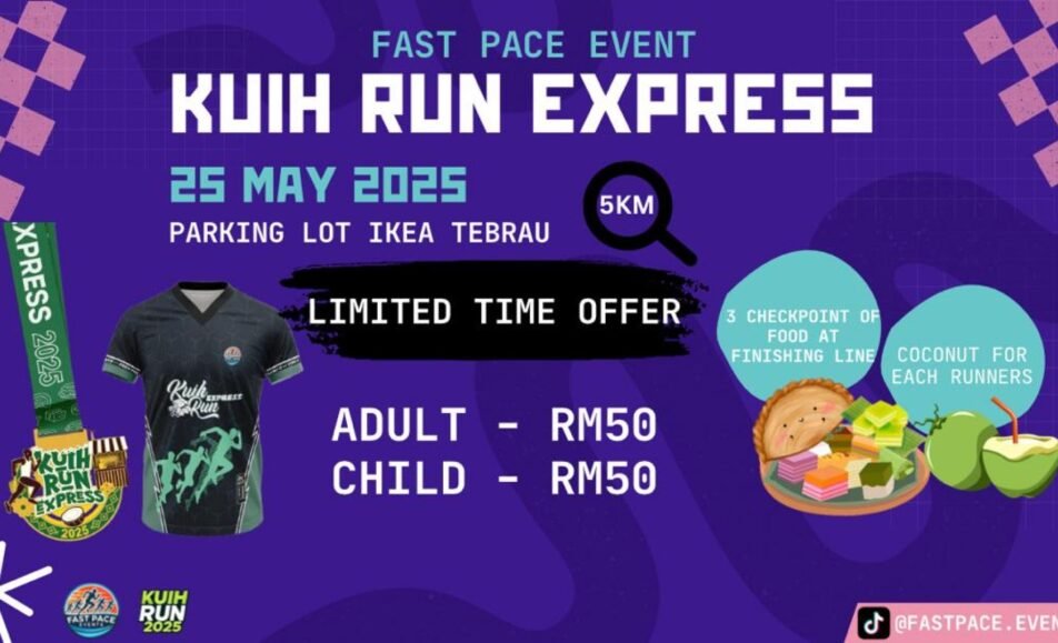 Kuih Run Express 2025 event banner