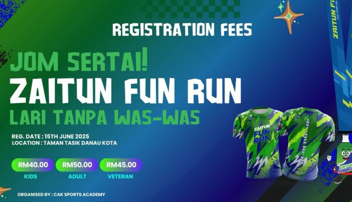 Zaitun Fun Run 2025 event banner