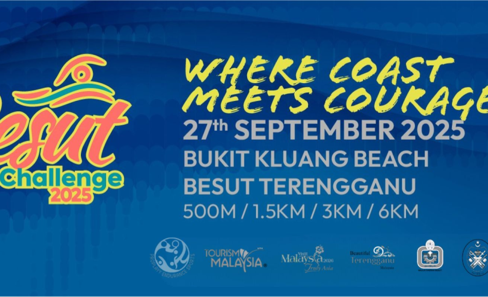 Besut Open Water Challenge 2025 event banner