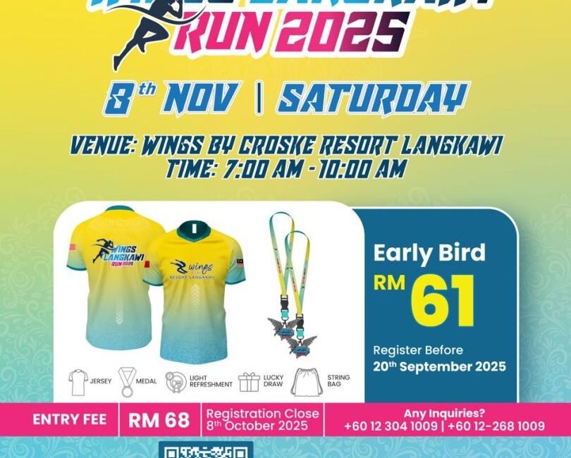 WINGS LANGKAWI FUN RUN 2025 event banner