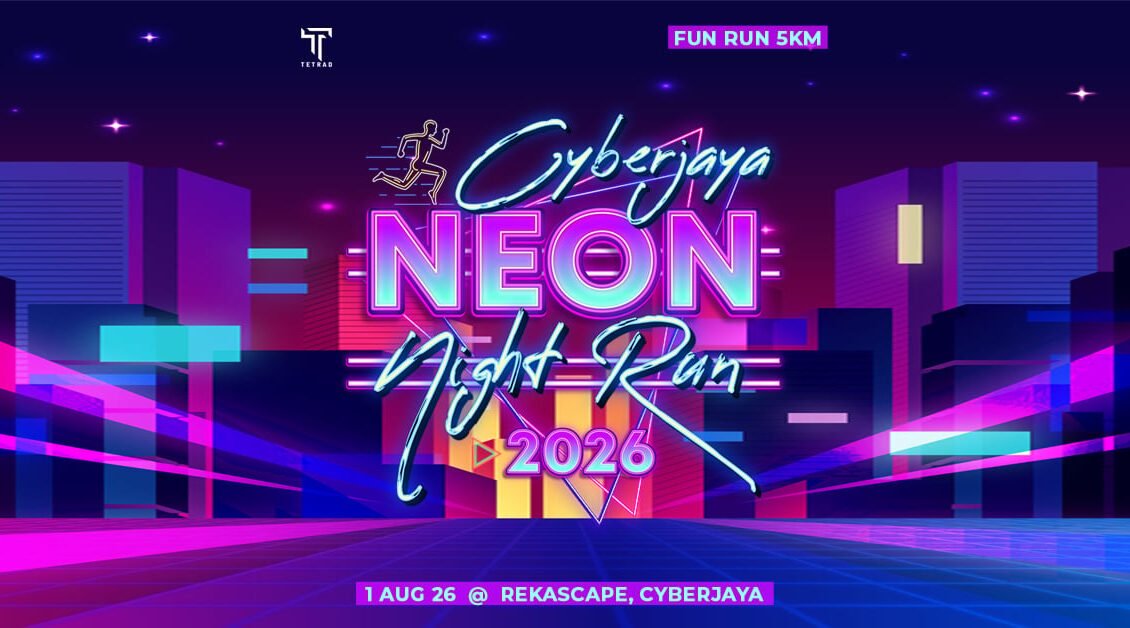 Neon Night Run Cyberjaya 2026 event banner
