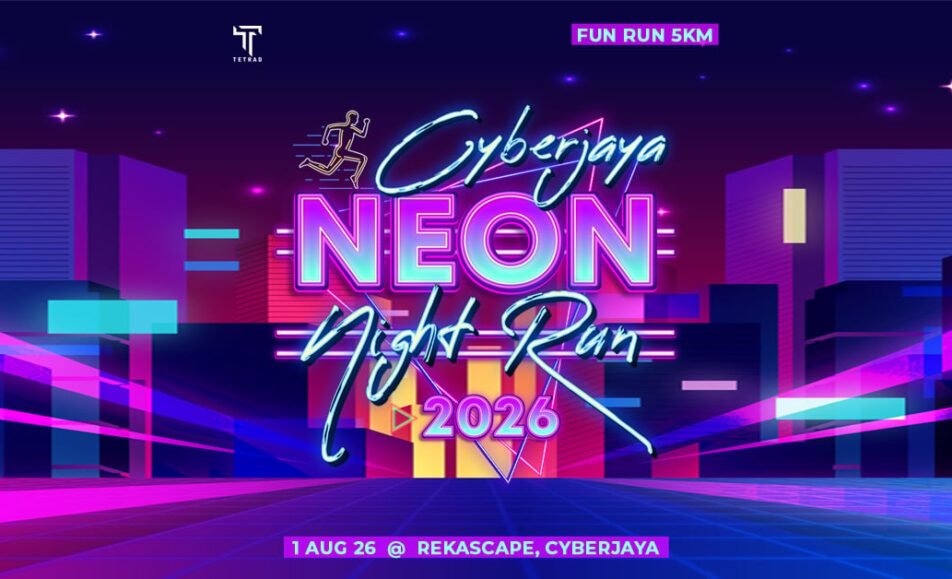 Neon Night Run Cyberjaya 2026 event banner