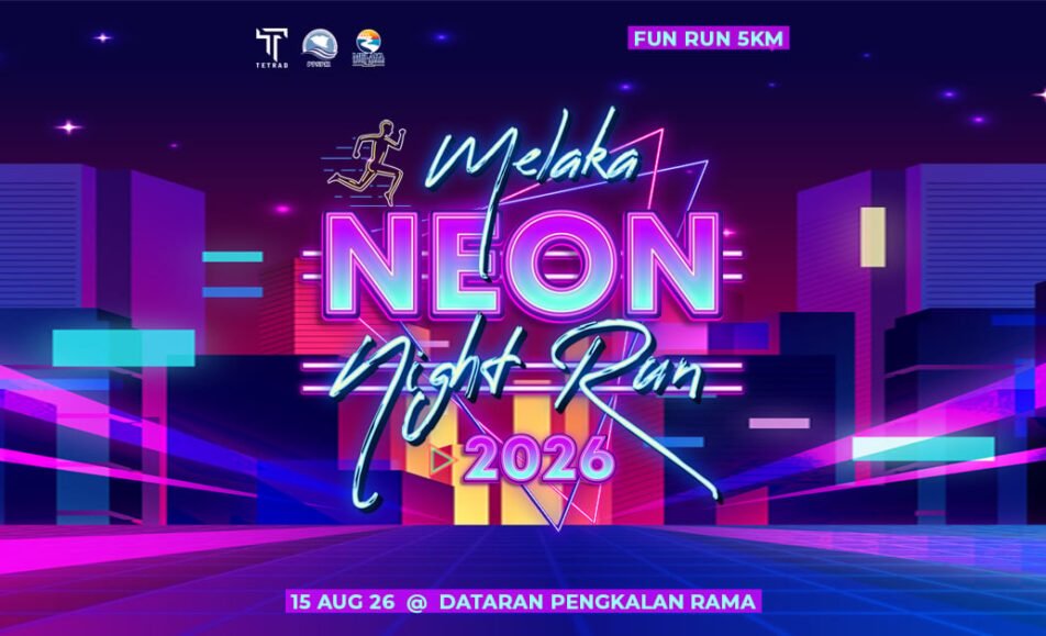 Neon Night Run Melaka 2026 event banner
