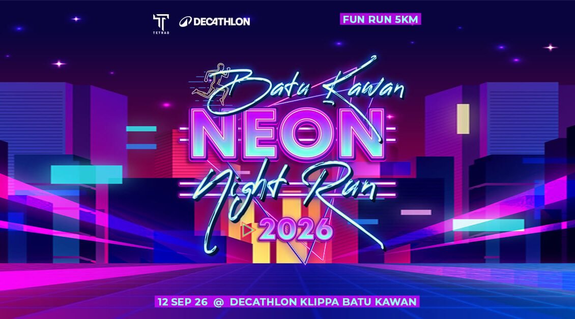 Neon Night Run Batu Kawan 2026 event banner
