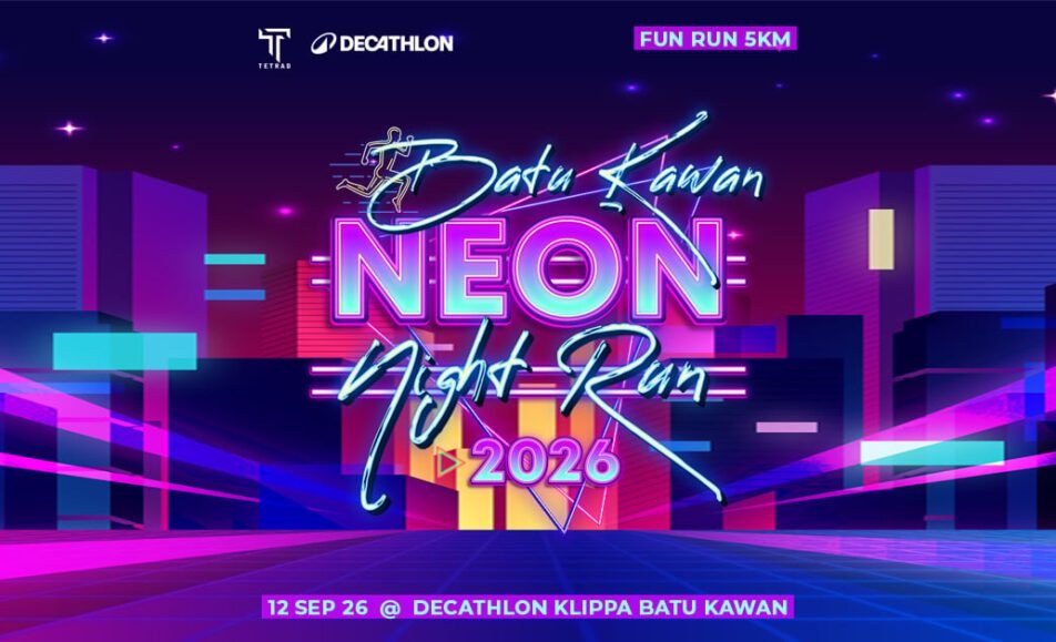 Neon Night Run Batu Kawan 2026 event banner