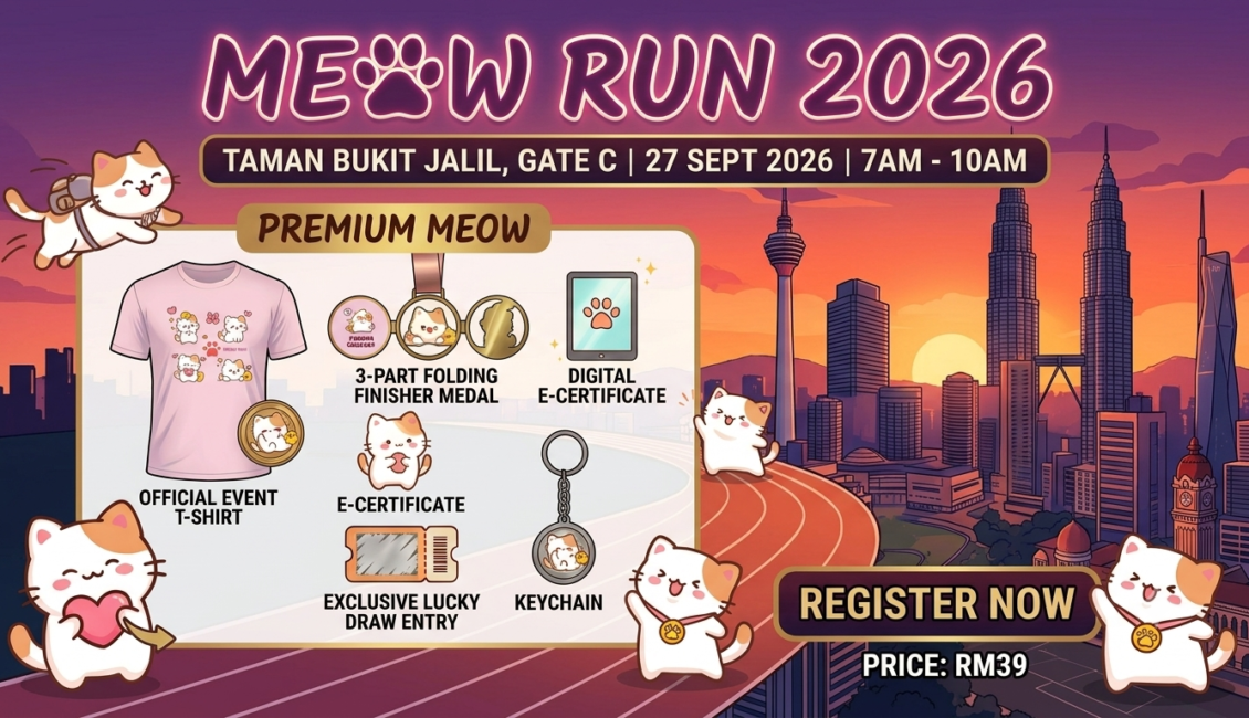 KL MEOW RUN event banner