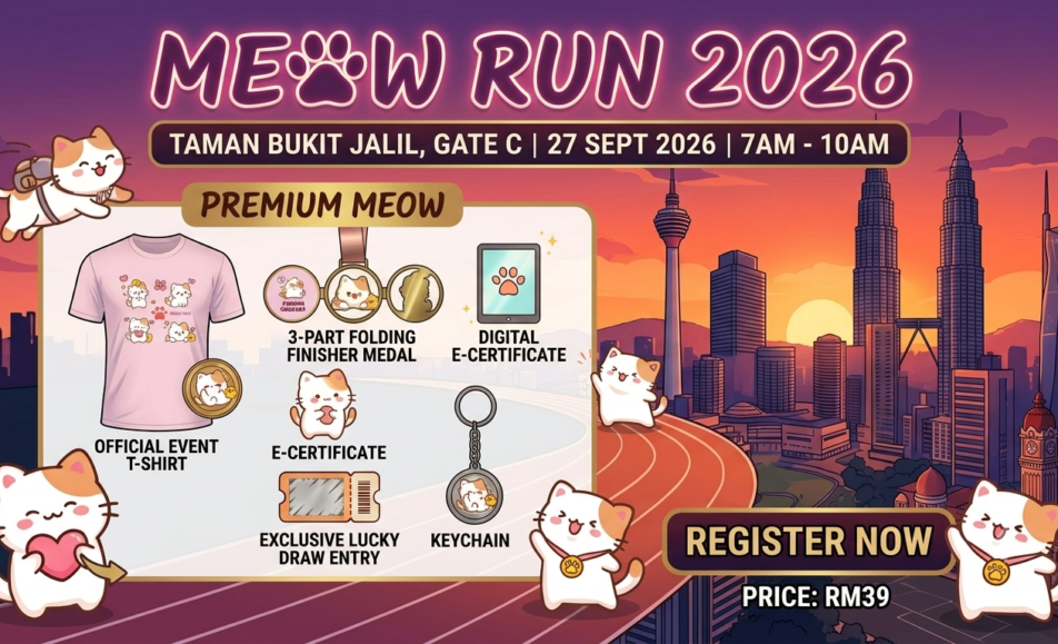 KL MEOW RUN event banner