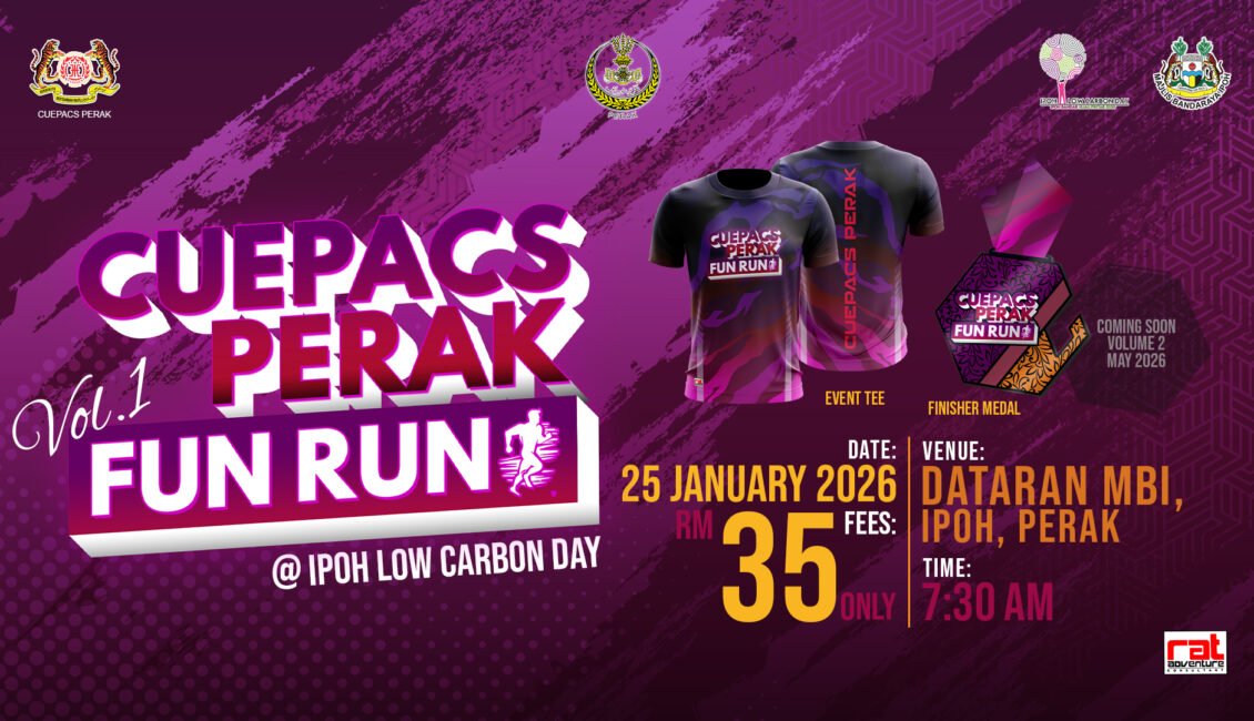 CUEPACS Perak Fun Run 2026 event banner