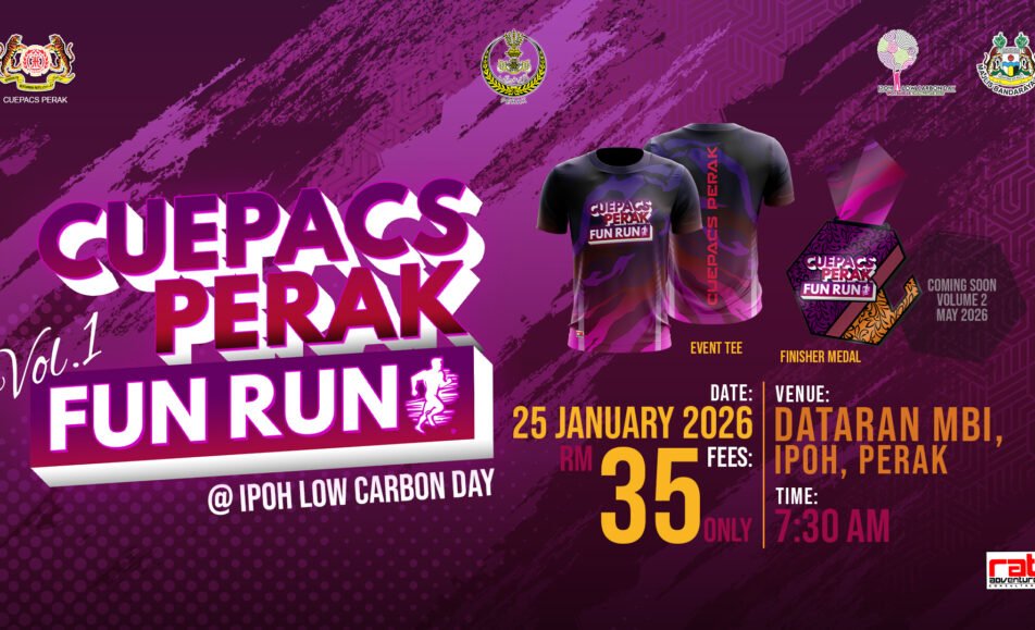 CUEPACS Perak Fun Run 2026 event banner
