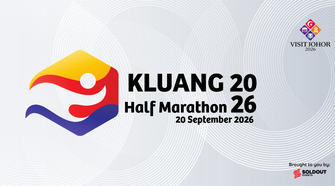 Kluang Half Marathon 2026 event banner