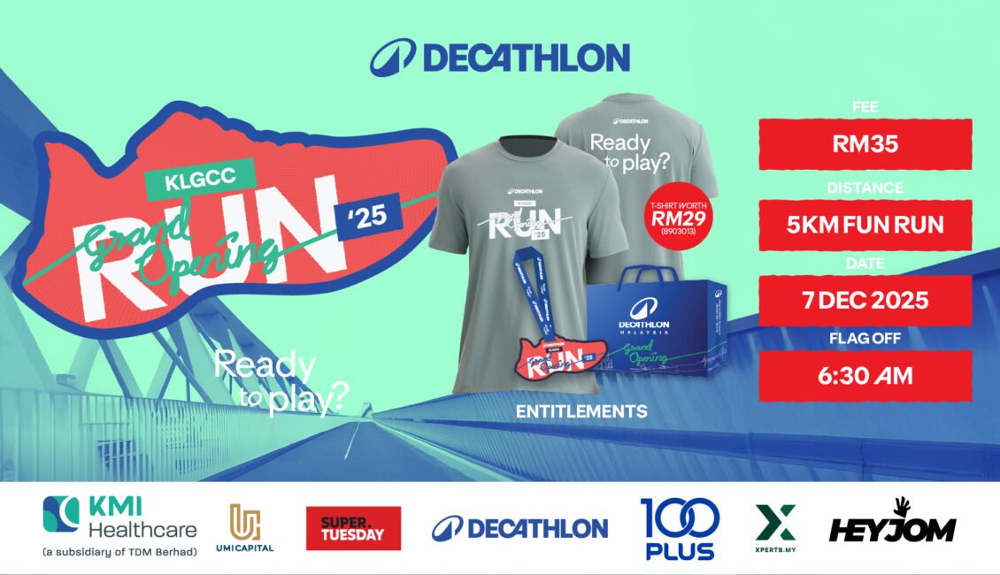 Decathlon KLGCC Fun Run Series 2025 event banner
