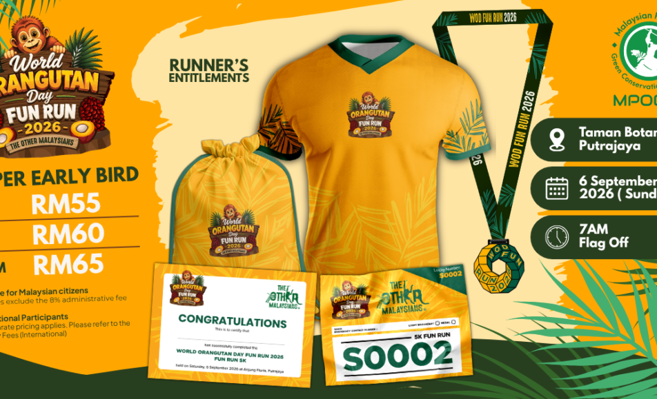 World Orangutan Day Fun Run 2026 event banner