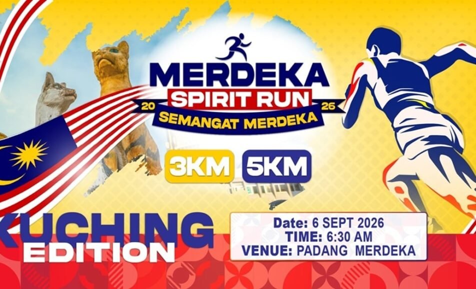 Merdeka Spirit Run 2026 Kuching event banner