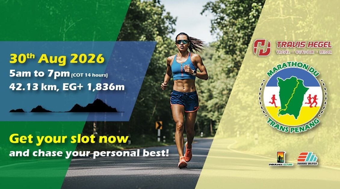 Travis Hegel Marathon du Trans Penang 2026 event banner