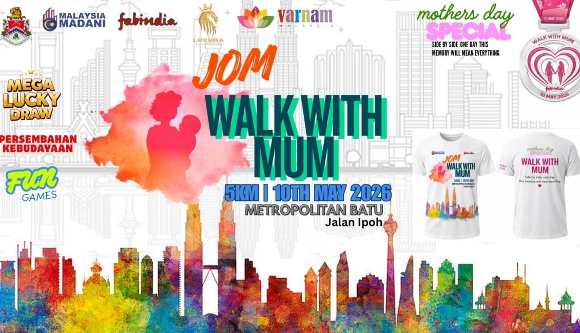 JOM Walk With Mum event banner