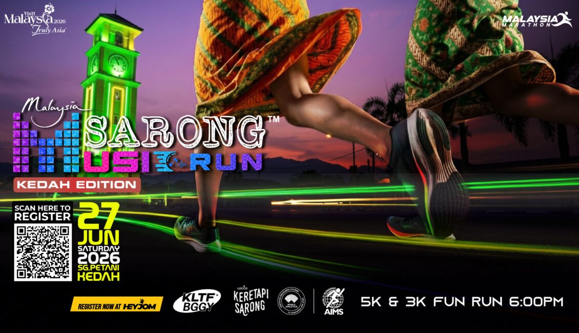 MALAYSIA SARONG MUSIC RUN (KEDAH EDITION) event banner