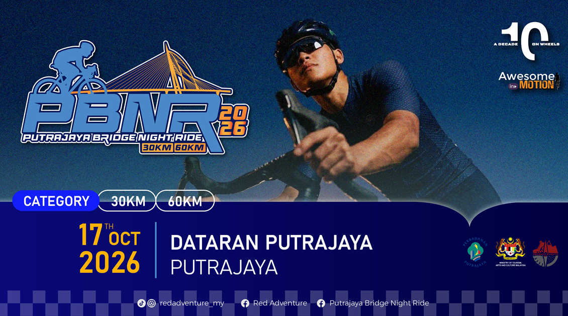 Putrajaya Bridge Night Ride 2026 event banner