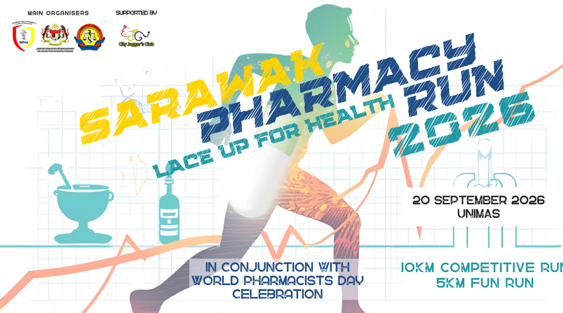Sarawak Pharmacy Run 2026 event banner