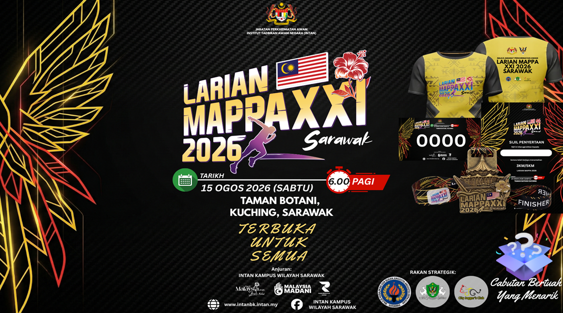 Larian MAPPA XXI 2026 Sarawak New event banner