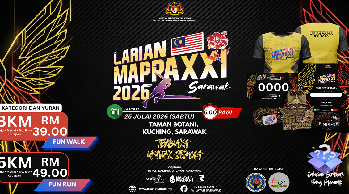 Larian MAPPA XXI 2026 Sarawak event banner
