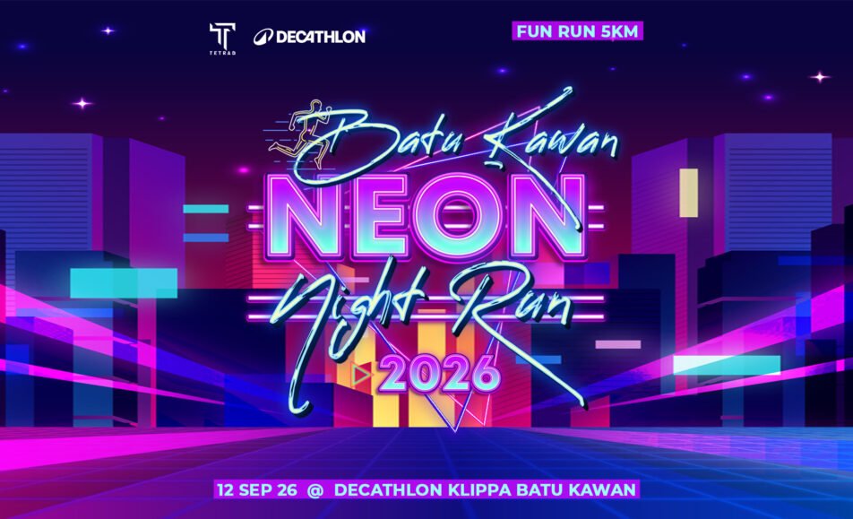 Batu Kawan Neon Night Run 2026 event banner