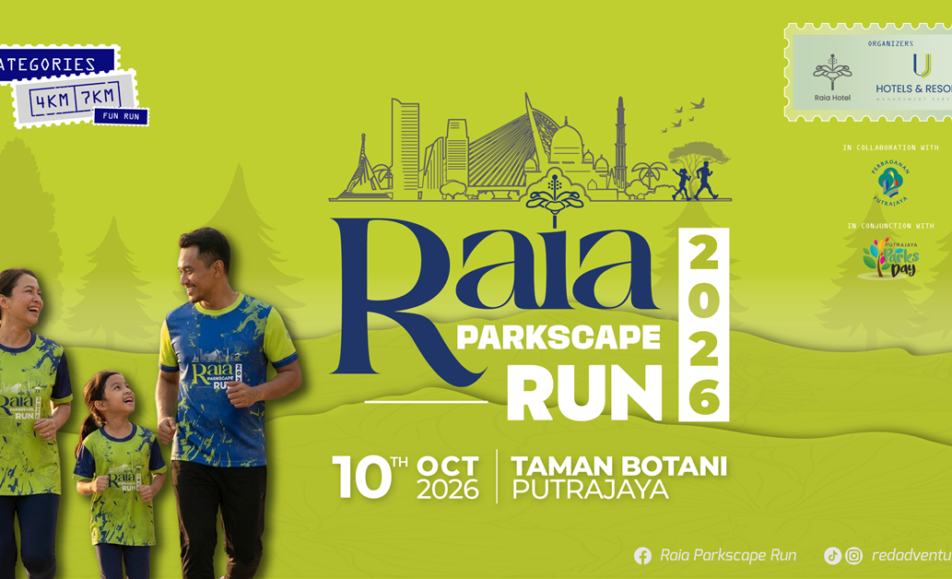 Raia Parkscape Run 2026 event banner