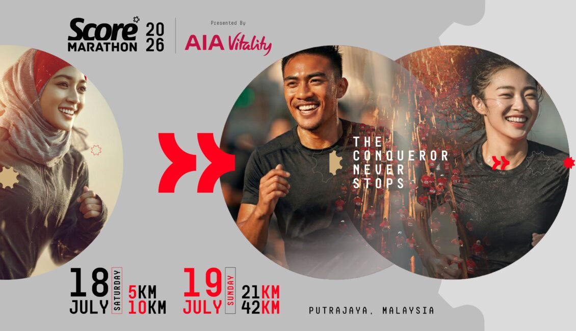 SCORE Marathon 2026 by AIA Vitality event banner