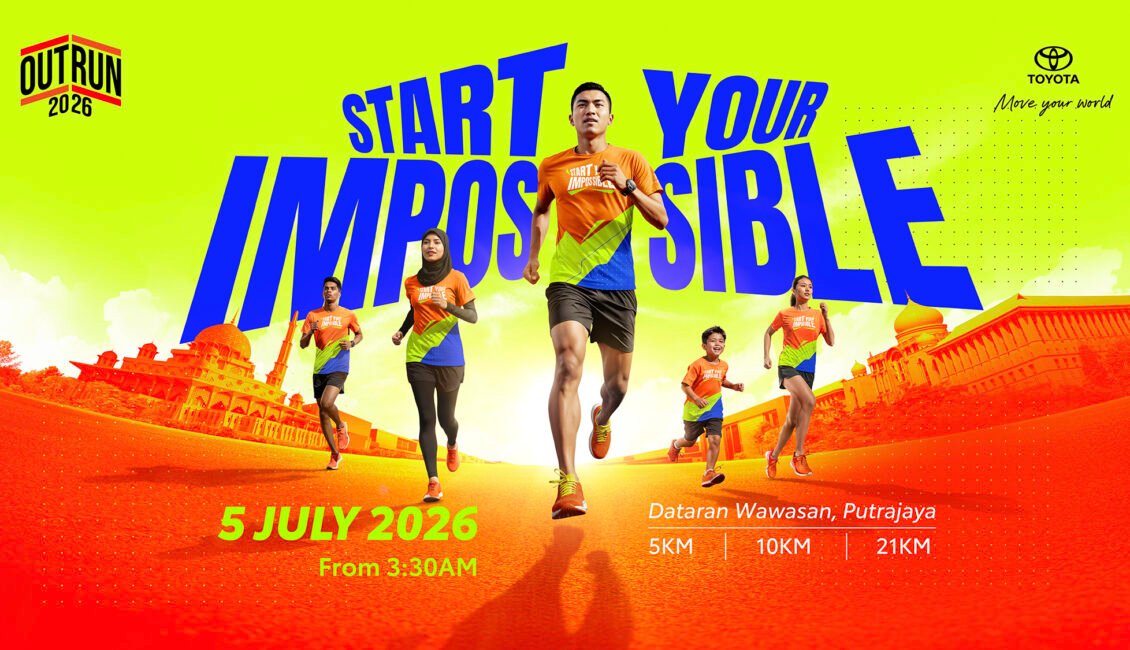 Toyota Start Your Impossible Outrun 2026 event banner