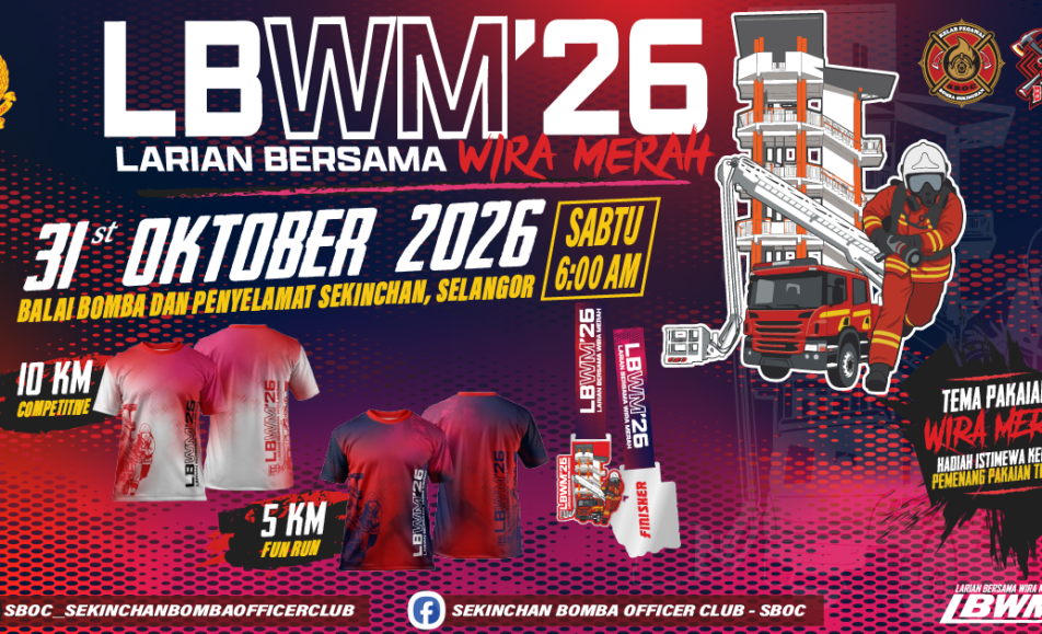 Larian Bersama Wira Merah 2026 event banner